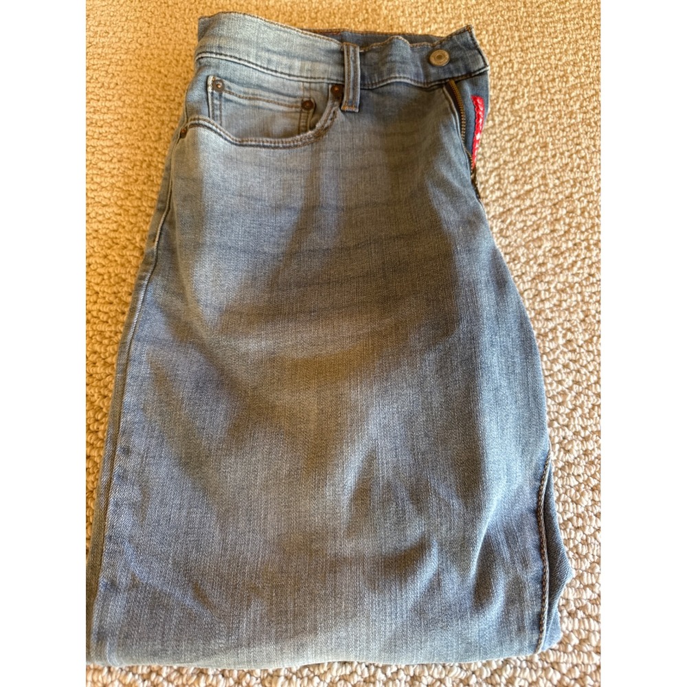 Lucky Brand Blue Jeans 34x30 Mens Medium Wash Denim Straight Leg Classic Casual